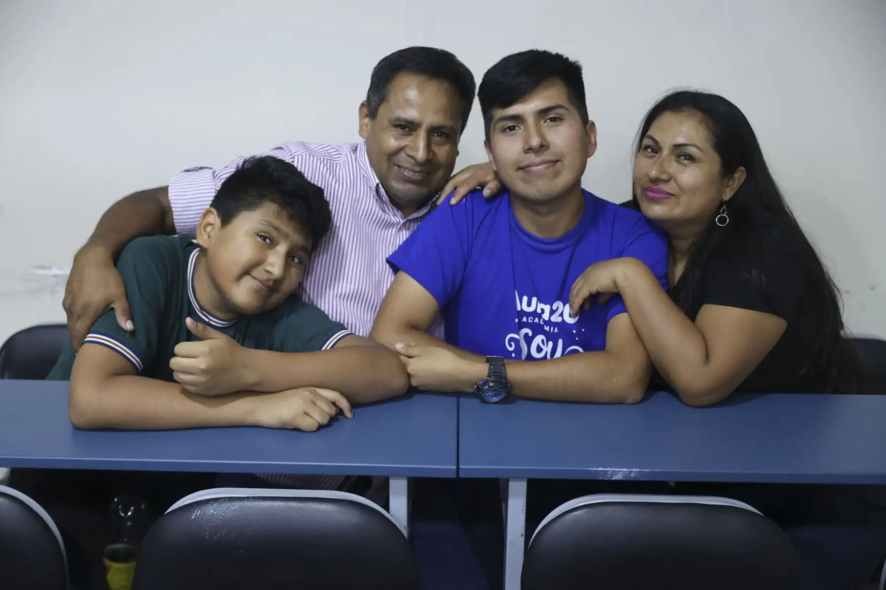 El ingresante a Medicina Humana expresó su interés por dedicarse a la atención médica y ayudar a otras personas. Foto: ANDINA/Jhonel Rodríguez Robles.