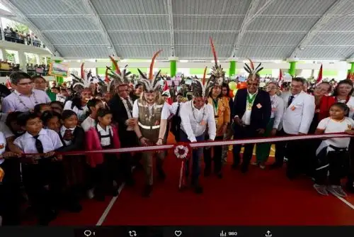 Ttambién en el contexto del Buen Inicio del Año Escolar 2026, el viceministro de Interculturalidad, Percy Barranzuela Bombilla, participó en la ceremonia realizada en la Institución Educativa Pública Secundaria Mixta San Juan Bautista La Salle, en la provincia loretana de Requena,.
