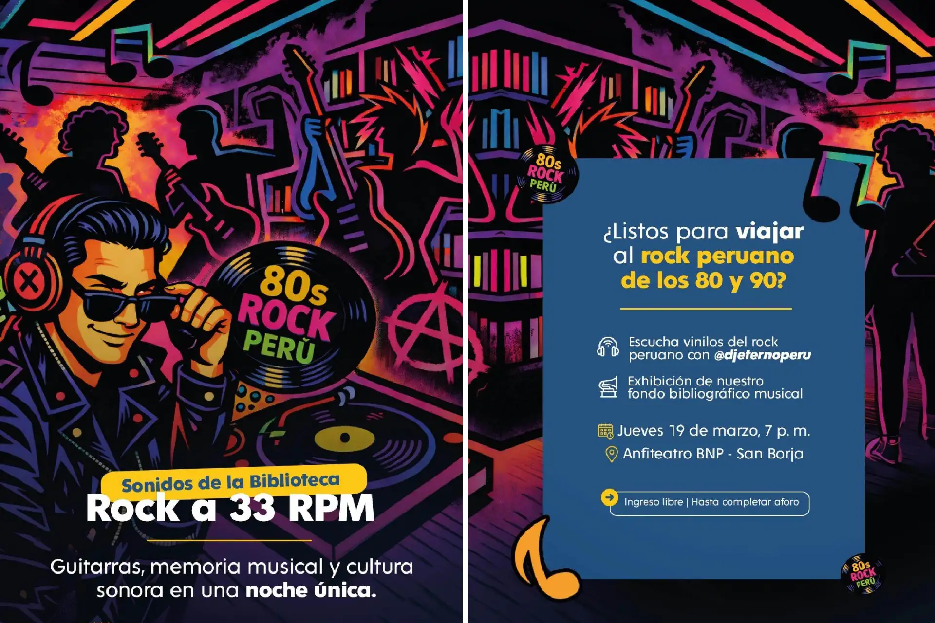 Piezas gráficas de la convocatoria para 