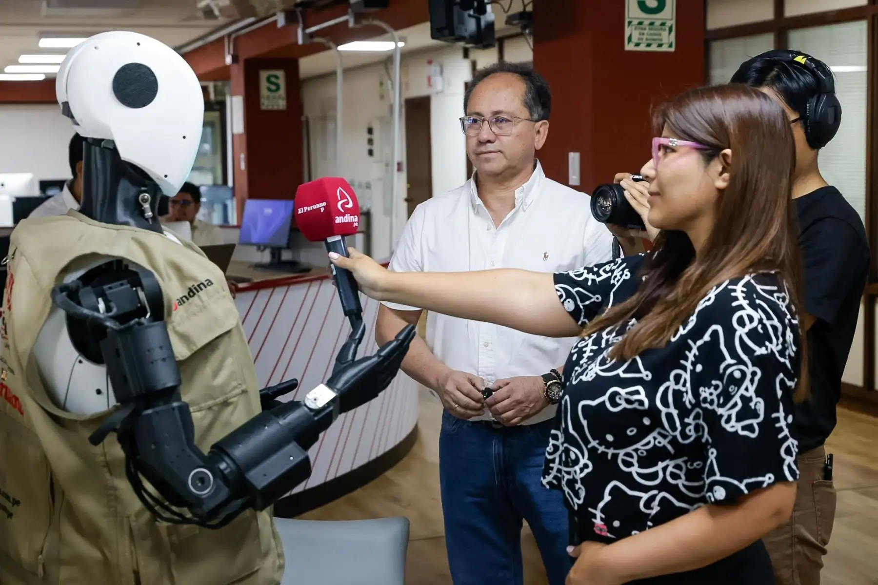 Los equipos forman parte de las soluciones tecnológicas desarrolladas por Glexco Robotics para mejorar procesos en distintos sectores productivos. Foto: ANDINA/Luis Iparraguirre.