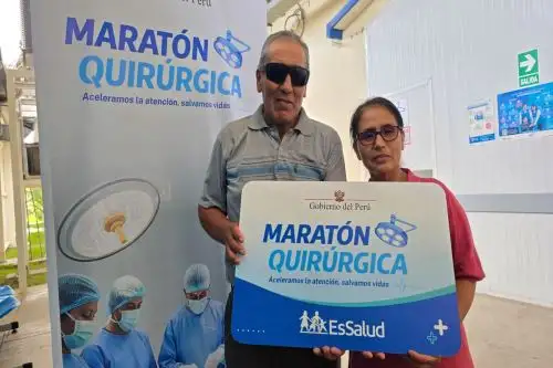 Panadero recupera la visión gracias a exitosa cirugía de catarata en Hospital de Especialidades Quirúrgicas Canta Callao de EsSalud. Foto: ANDINA/Difusión