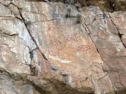 Pinturas rupestres de Gatin, en Áncash. Foto: ANDINA/Difusión