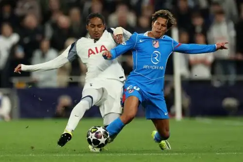 Atlético de Madrid eliminó a Tottenham Hotspur en octavos de final de Champions League. Foto: AFP.