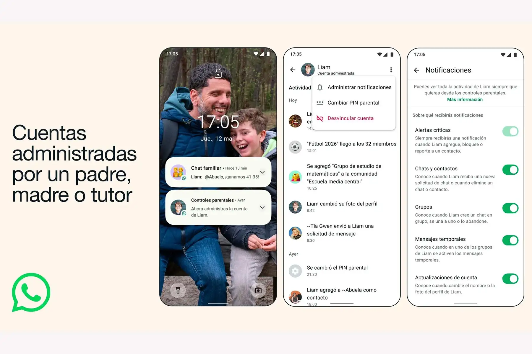 WhatsApp control parental es la nueva herramienta presentada por la aplicación de mensajería para mejorar la seguridad de menores de edad.