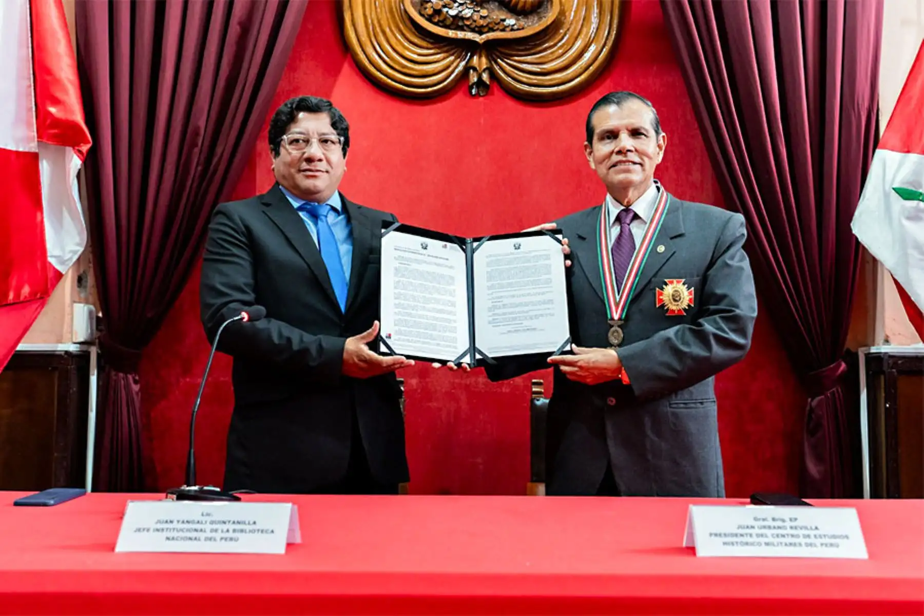 Jefe institucional de la BNP y presidente del CEHMP