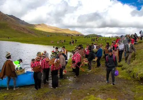 Chuschi, ubicado en la provincia de Cangallo, región Ayacucho, celebrará este viernes 21 de marzo la quinta edición del Hatun Yaku Raymi, una importante actividad que busca generar conciencia sobre la conservación del agua y revalorar las fuentes naturales. ANDINA/Difusión