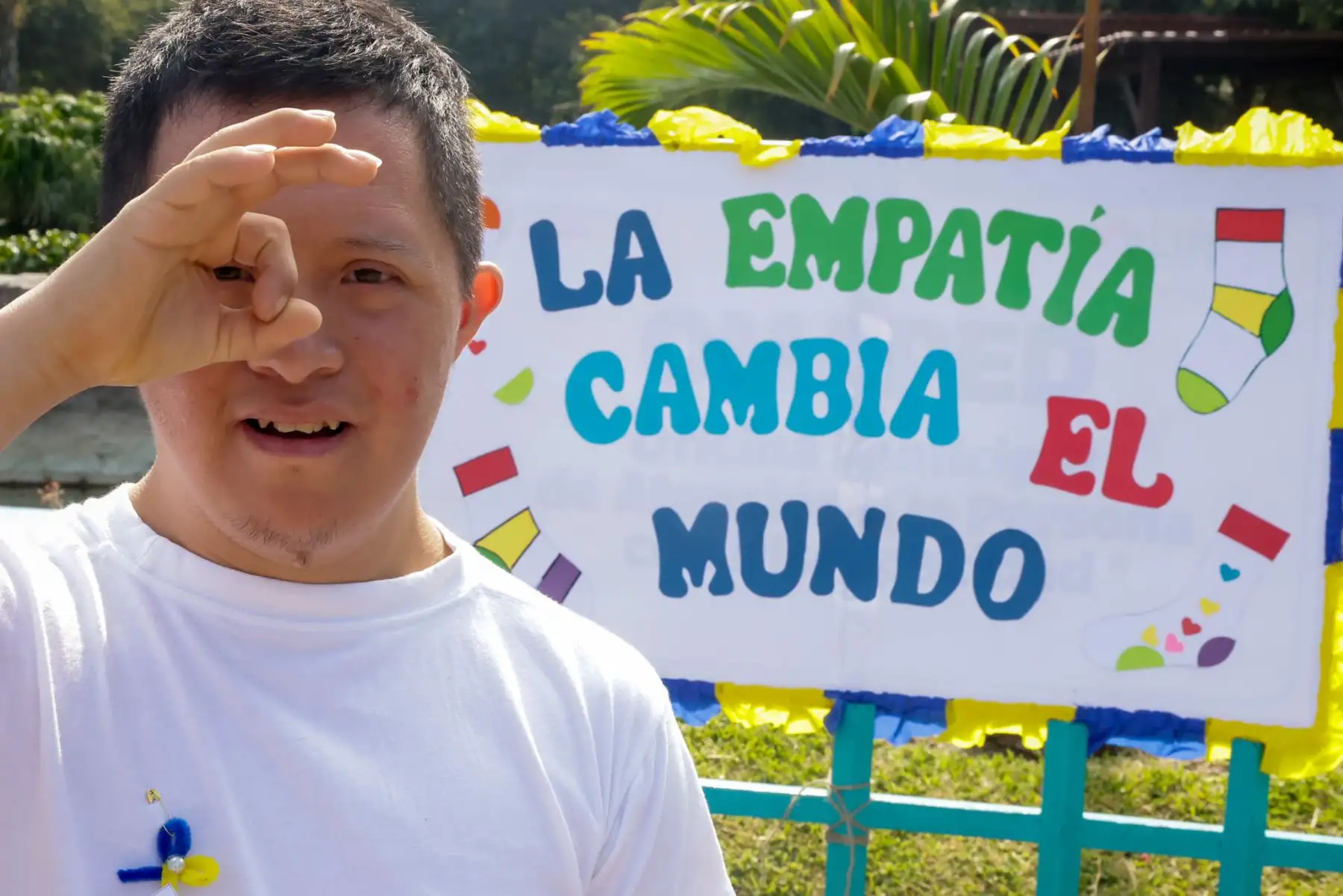 Niños y jóvenes participaron en actividades recreativas y artísticas durante la jornada por el Día Mundial del Síndrome de Down, promoviendo la inclusión y la integración social. Foto: ANDINA/Luis Iparraguirre.