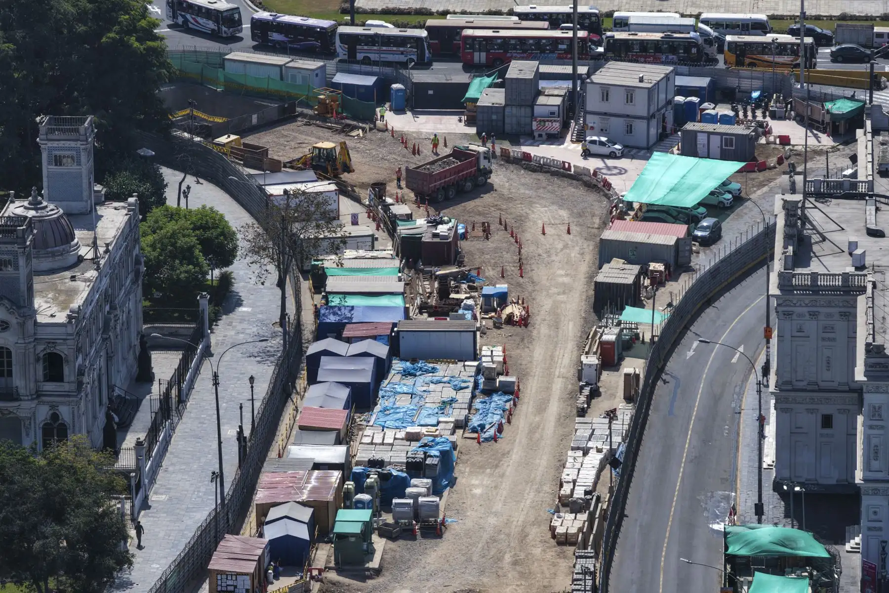 La estación Grau de la línea 2 del metro de Lima conectará con la línea 1 gracias a la vía expresa Grau.

Foto: ANDINA/Juan Carlos Guzmán Negrini
