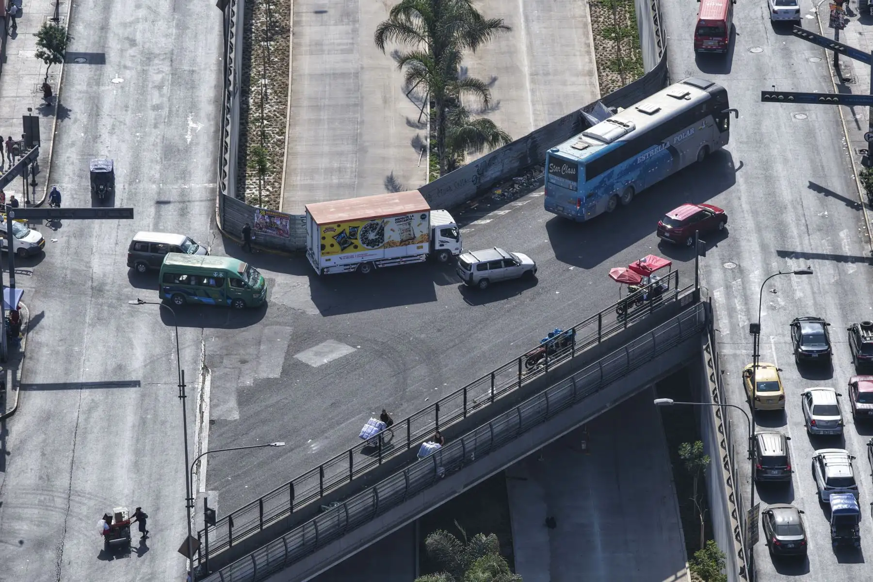 Infraestructura en construcción permitirá reducir el tiempo de viaje entre el norte y sur de Lima. Foto: ANDINA/ Juan Carlos Guzmán
