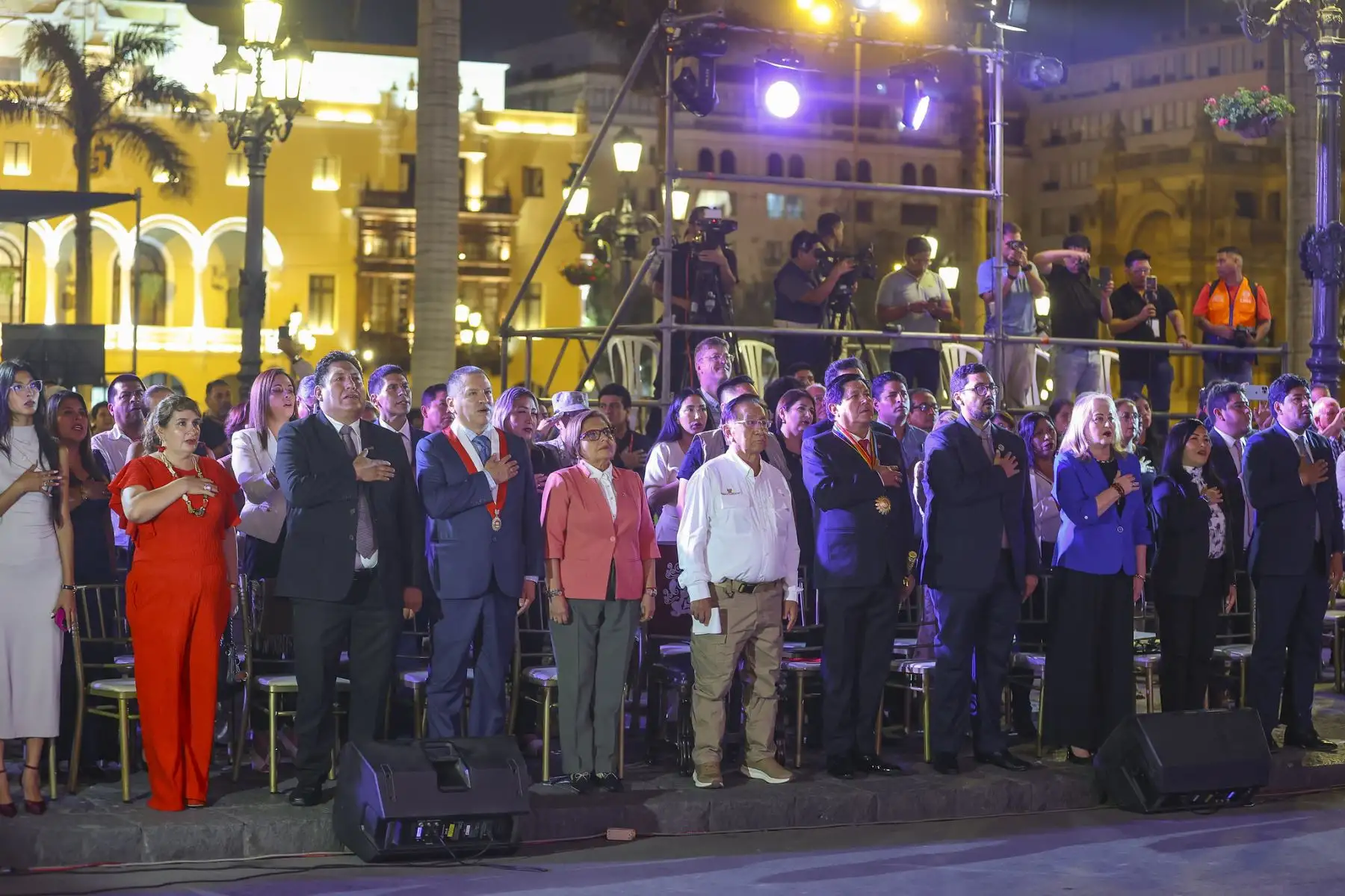 El presidente de la república, José María Balcázar, participa en el lanzamiento de la festividad del Inti Raymi (Fiesta del Sol) que se celebrará en el Cusco en el mes de junio.
Foto: ANDINA/Prensa Presidencia