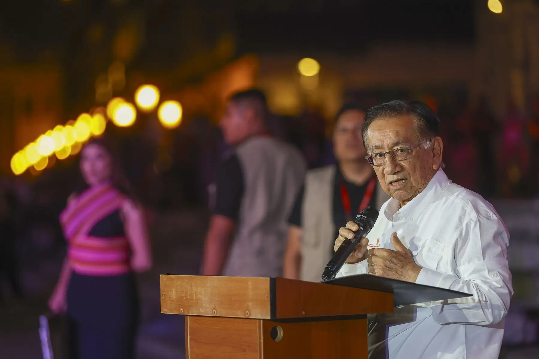 El presidente de la república, José María Balcázar, participa en el lanzamiento de la festividad del Inti Raymi (Fiesta del Sol) que se celebrará en el Cusco en el mes de junio.
Foto: ANDINA/Prensa Presidencia