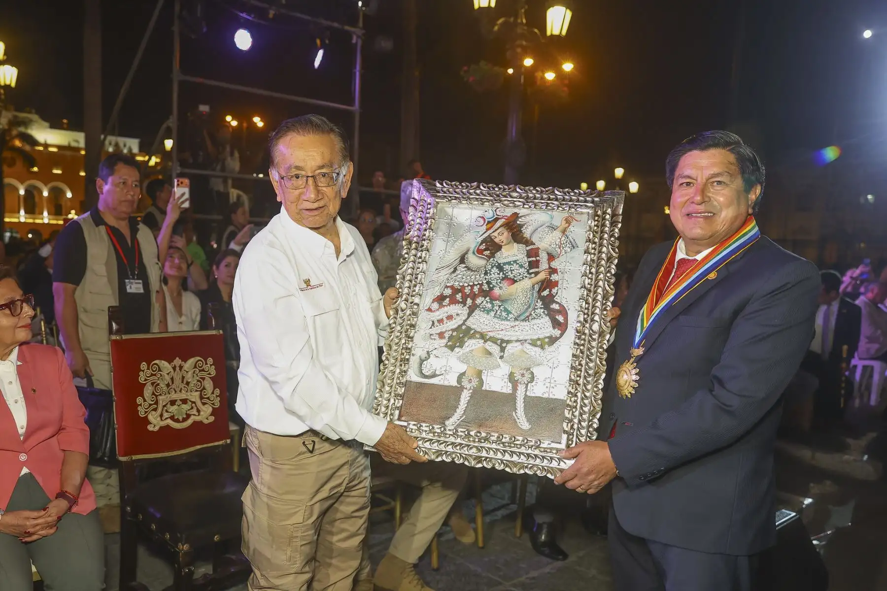 El presidente de la república, José María Balcázar, participa en el lanzamiento de la festividad del Inti Raymi (Fiesta del Sol) que se celebrará en el Cusco en el mes de junio.
Foto: ANDINA/Prensa Presidencia