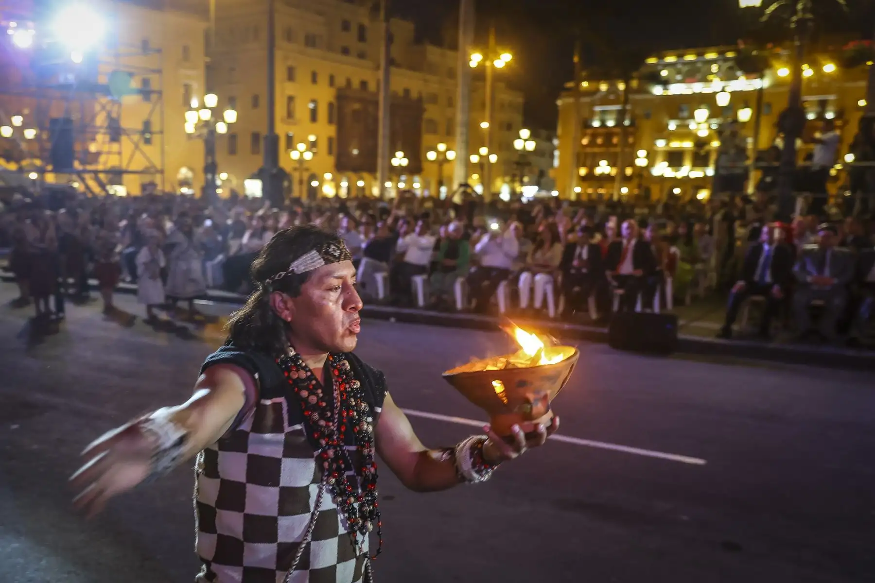 El presidente de la república, José María Balcázar, participa en el lanzamiento de la festividad del Inti Raymi (Fiesta del Sol) que se celebrará en el Cusco en el mes de junio.
Foto: ANDINA/Prensa Presidencia
