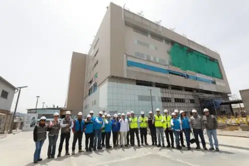 El presidente ejecutivo de EsSalud, Luis Rosales Pereda, supervisó la obra.