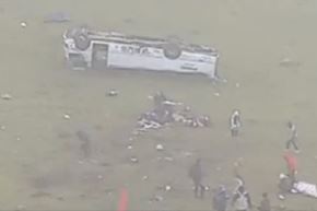 Las personas lesionadas fueron llevadas al Hospital de Matucana y de EsSalud Casapalca, donde reciben atención médica. Fotos: Inernet/Medios