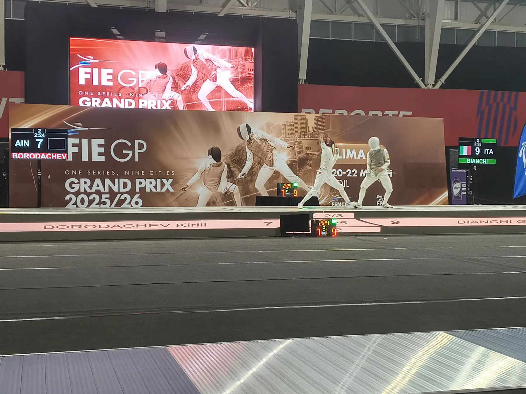 El Grand Prix de Florete Lima 2026 coronó a Italia, que  firmó un doblete histórico