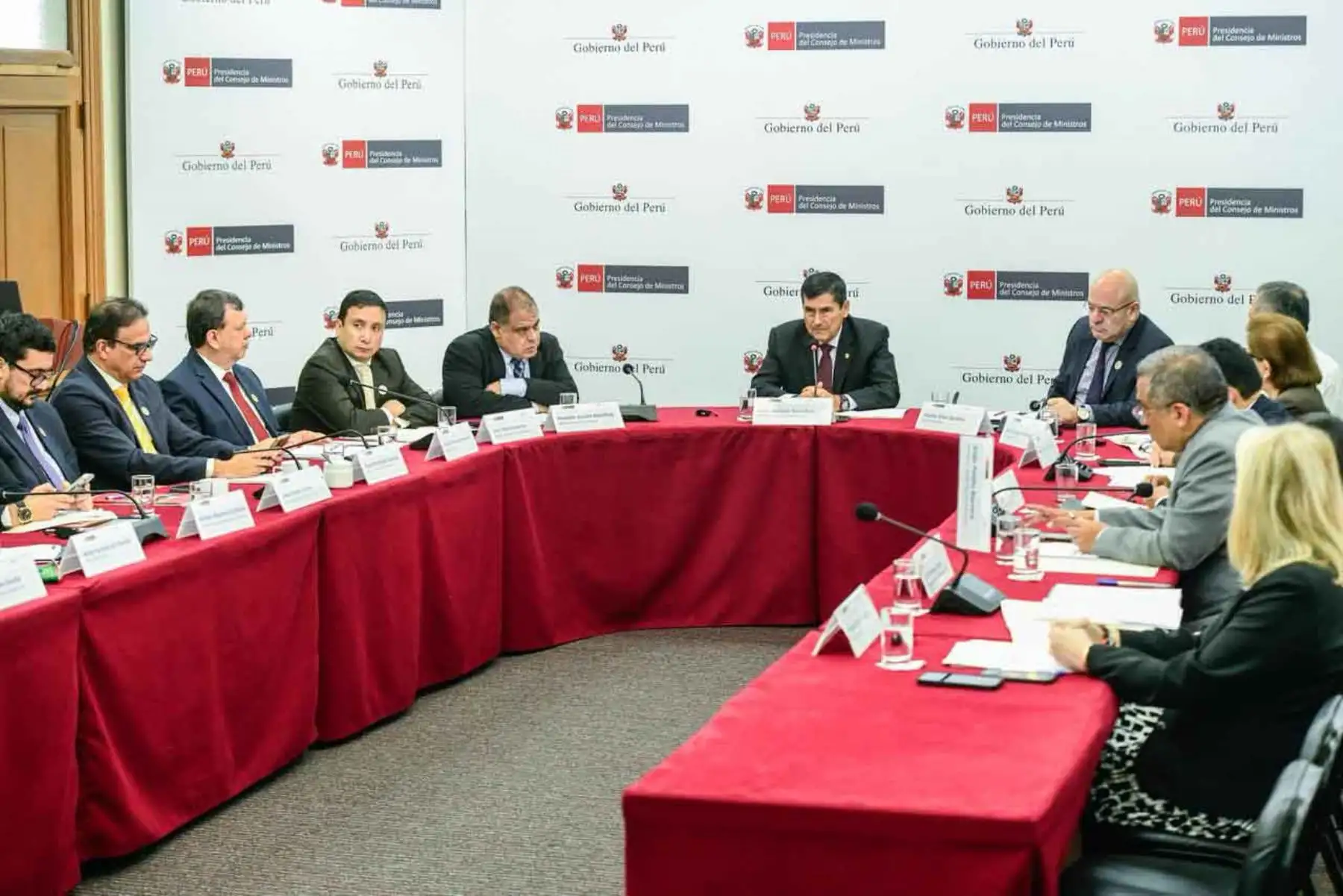 Jefe de Gabinete lidera reunión para fortalecer plan de seguridad ciudadana