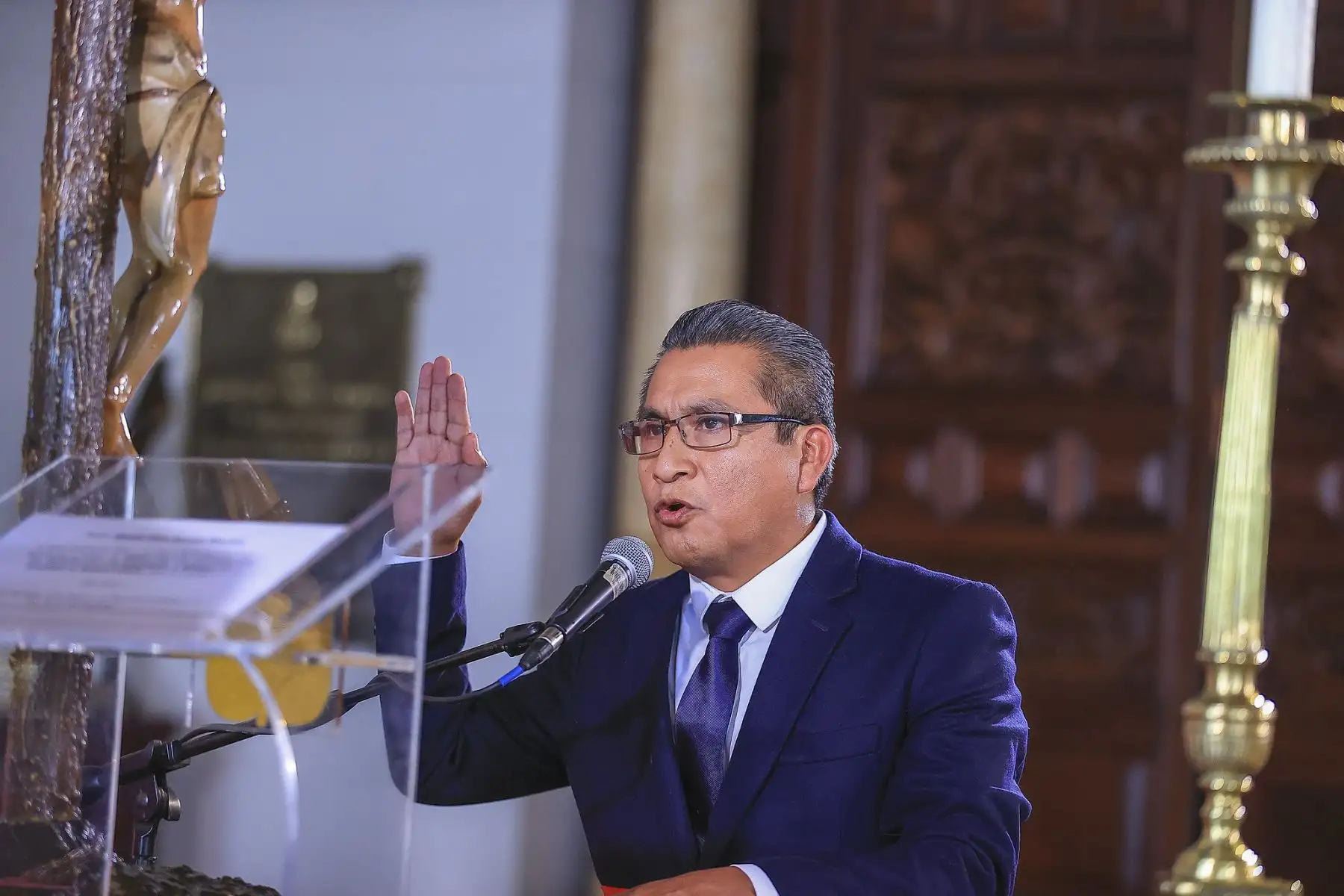 Waldir Ayasta Mechán jura como nuevo ministro de Energía y Minas. Foto: ANDINA/Prensa Presidencia