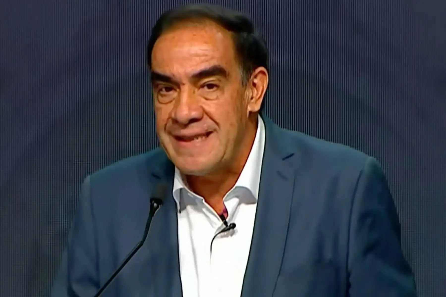 Debate presidencial: Yonhy Lescano propone reorganizar la Policía y endurecer sanciones