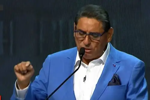 Candidato presidencial Carlos Álvarez. Captura TV