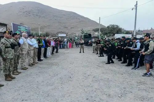 Gobierno implementa Fuerzas Integradas en siete regiones para combatir el crimen organizado