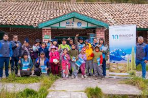 El estudio técnico del Inaigem permite identificar zonas vulnerables ante posibles desprendimientos glaciares en la cordillera Huaytapallana. Foto: Inaigem