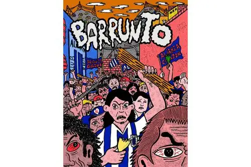 Nueva portada de la novela gráfica "Barrunto".