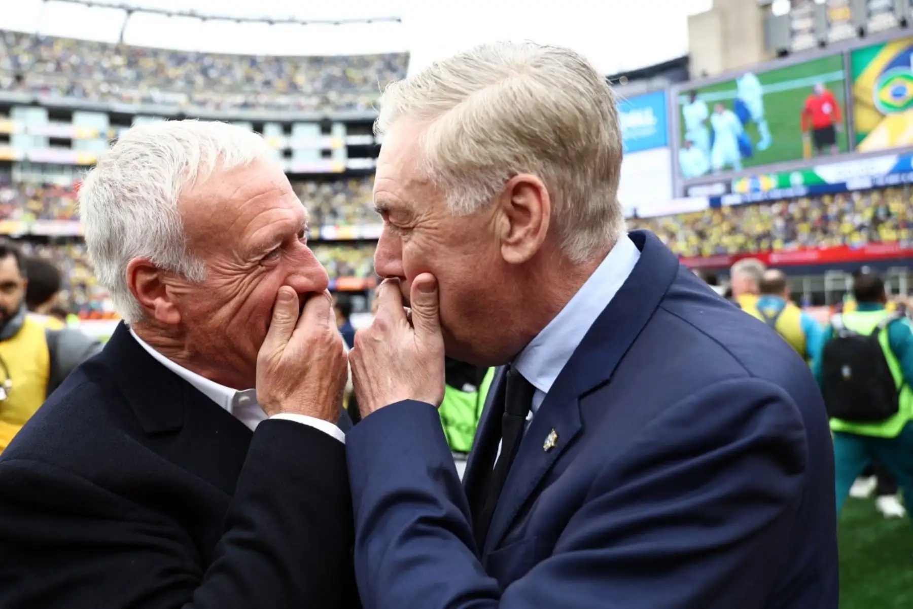 El resultado encendió alertas en el equipo brasileño, que continúa en proceso de ajustes bajo la dirección técnica de Carlo Ancelotti. Foto: ANDINA/AFP.