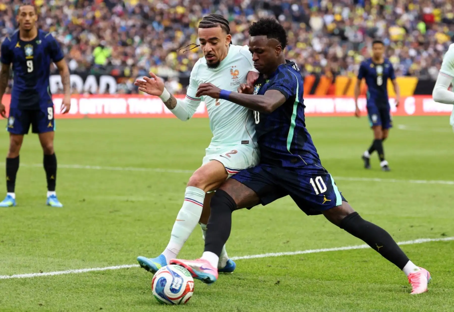El partido se jugó en el Gilette Stadium, en Foxborough, Massachusetts, como parte de la preparación de ambas selecciones. Foto: ANDINA/AFP.