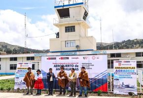Aeropuerto de Andahuaylas volverá a recibir vuelos comerciales desde Lima desde el martes 31 de marzo. ANDINA/Difusión