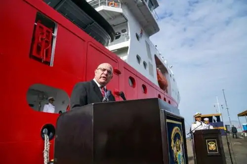 El ministro de Defensa, Carlos Díaz Dañino, remarcó que la participación del Perú en la Antártida ha posicionado al país como un actor serio, responsable y capaz.