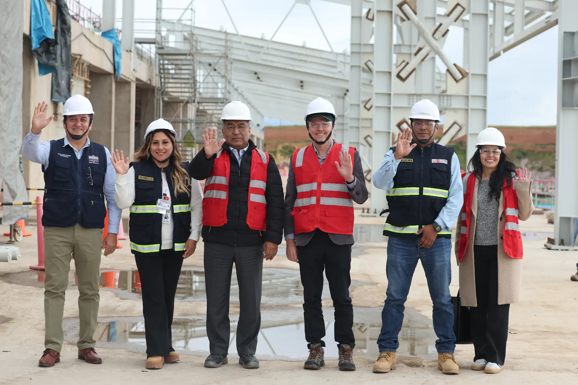El ministro de Transportes y Comunicaciones, Aldo Prieto, inspeccionó las obras del Aeropuerto Internacional de Chinchero, que registran un 40% de avance y fortalecerá la conexión del Perú con el mundo. Foto: ANDINA/Difusión MTC