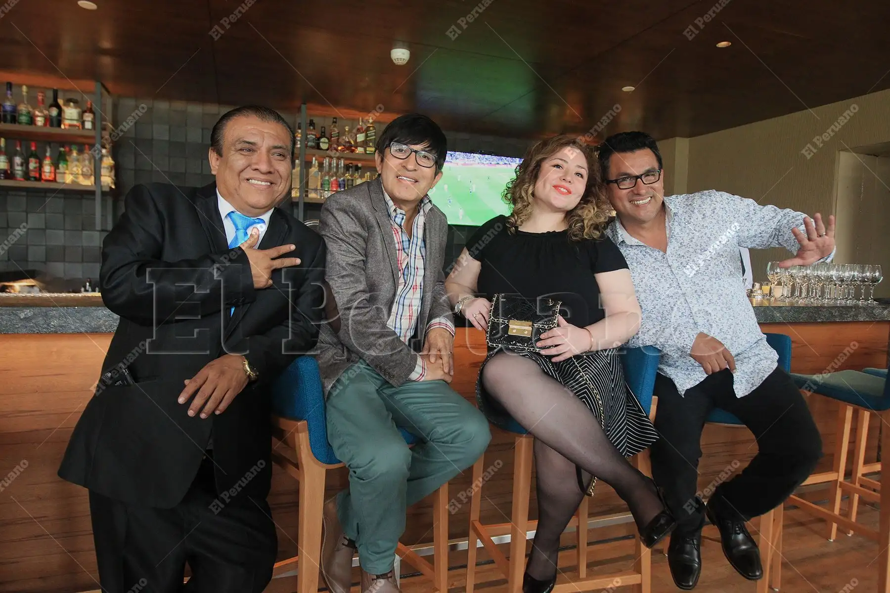 Lima - 3 mayo 2017 / Comediantes Manolo Rojas, Fernando Armas, Giovanna Castro y Hernán Vidaurre presentan "Regalazo para Mamá", un espectáculo cómico- teatral por el Día de la Madre. Foto: Diario Oficial El Peruano / Héctor Vinces.