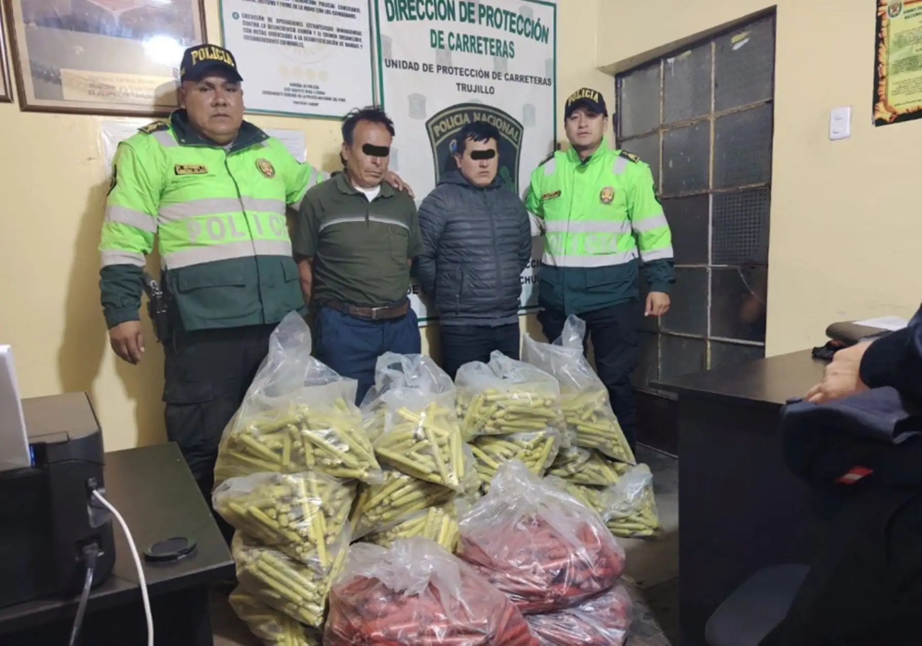 La Libertad: PNP incauta más de 3,000 cartuchos de dinamita en distrito de Huamachuco