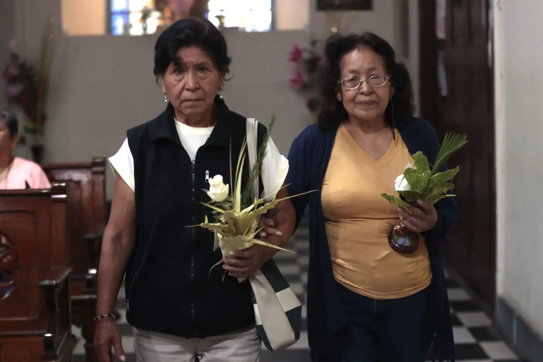 Comienza festividad Domingo de Ramos, en centro histórico de Lima celebraciones durante la semana santa. 
Foto: ANDINA/ Vidal Tarqui