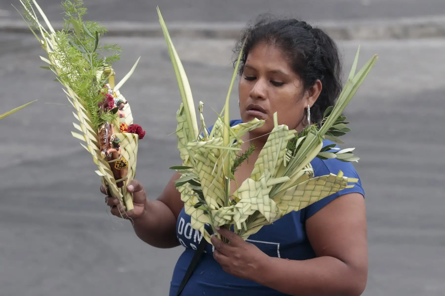 Comienza festividad Domingo de Ramos, en centro histórico de Lima celebraciones durante la semana santa. 
Foto: ANDINA/ Vidal Tarqui