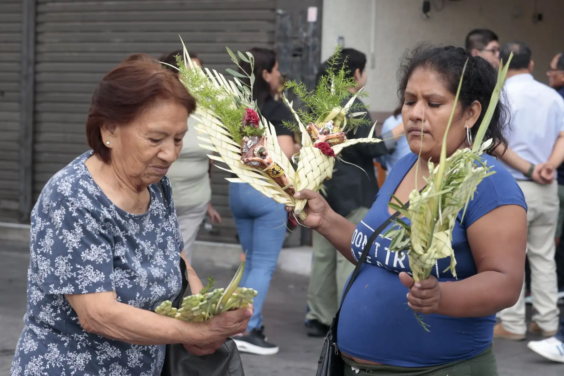 Comienza festividad Domingo de Ramos, en centro histórico de Lima celebraciones durante la semana santa. 
Foto: ANDINA/ Vidal Tarqui