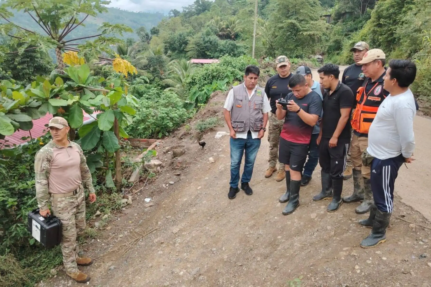 Ejército activa drones para responder a emergencia por lluvias intensas en Ayacucho