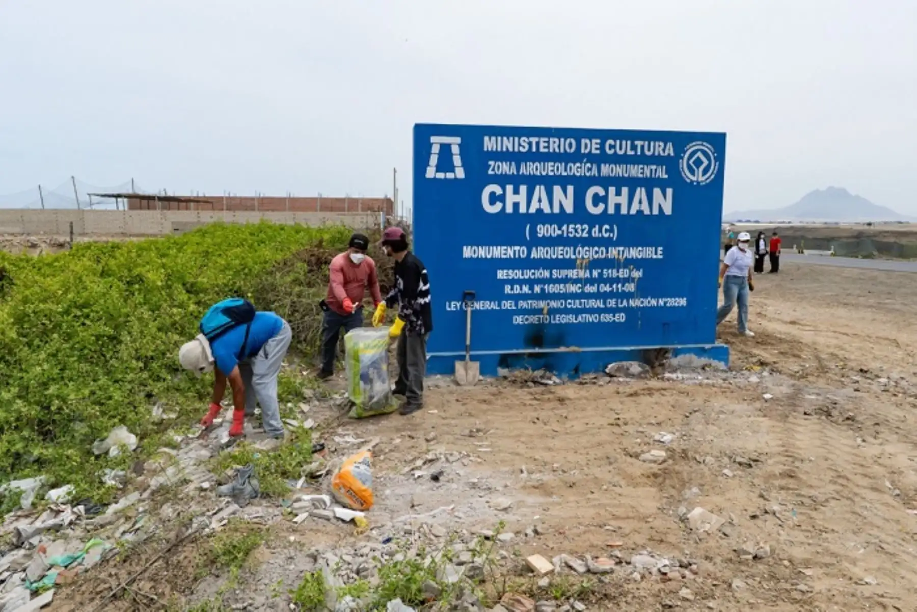 Chan Chan: manos voluntarias devuelven prestancia a este Patrimonio de la Humanidad