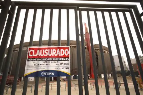 Clausuran temporalmente el Estadio Nacional por ruido excesivo y acumulación de residuos