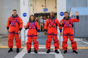 En esta misión, cuatro astronautas emprenderán un viaje de aproximadamente 10 días que cubrirá más de 1,1 millones de kilómetros alrededor de la Luna. Foto: NASA