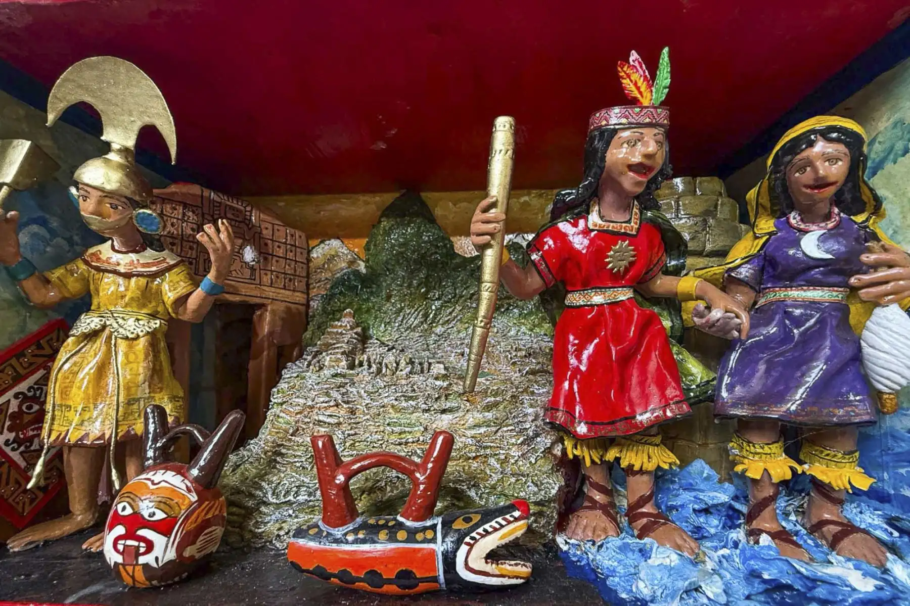 Jesús Urbano Rojas dejó un legado importante al fundar una escuela de retablistas, recibir la Orden del Sol y ser nombrado doctor honoris causa por la Universidad Nacional Mayor de San Marcos. Foto: ANDINA/Verónica Calderón