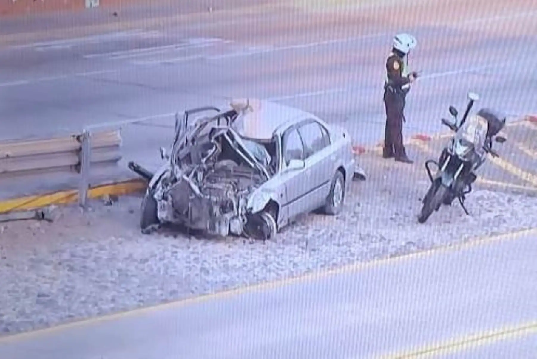 Miraflores: accidente de tránsito en el Paseo de la República genera congestión