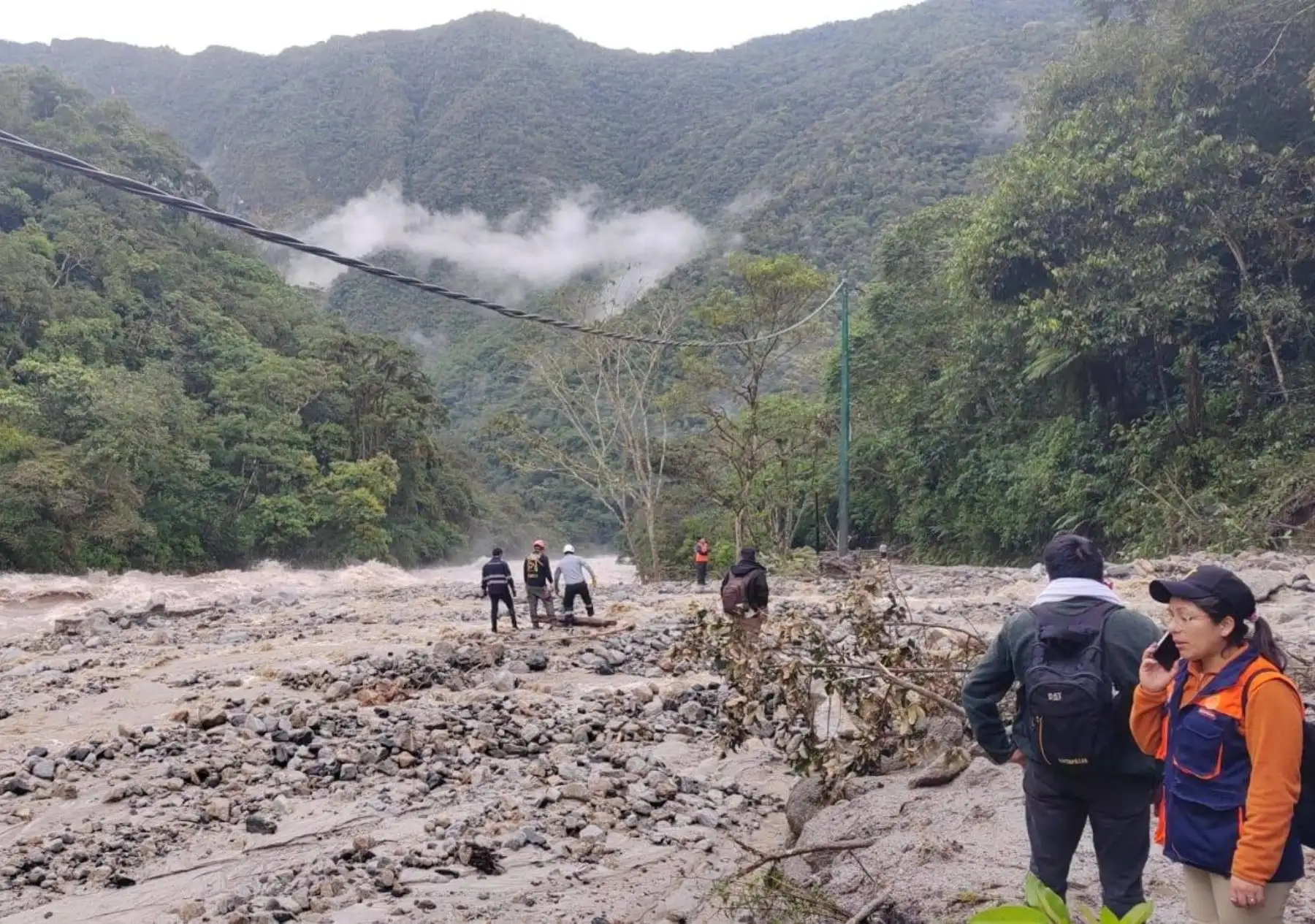 Machu Picchu: turistas en zona afectada recibieron asistencia y fueron evacuados