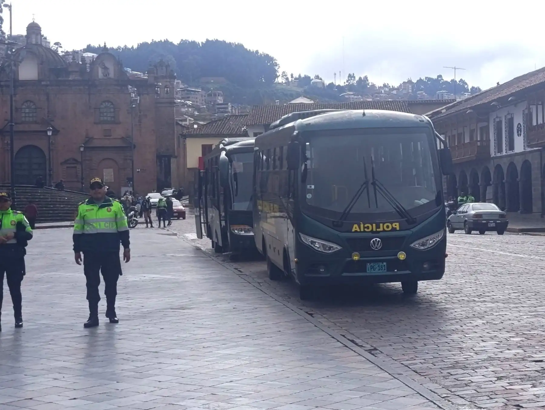Cusco: PNP garantiza seguridad en corredor turístico ante paralización de transportistas