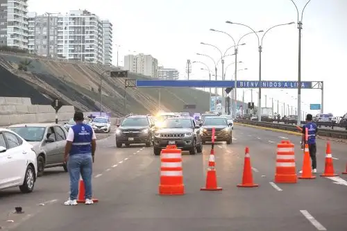 Cierran tramo de la Costa Verde del Callao por obras de mantenimiento. Foto: ANDINA/Difusión.