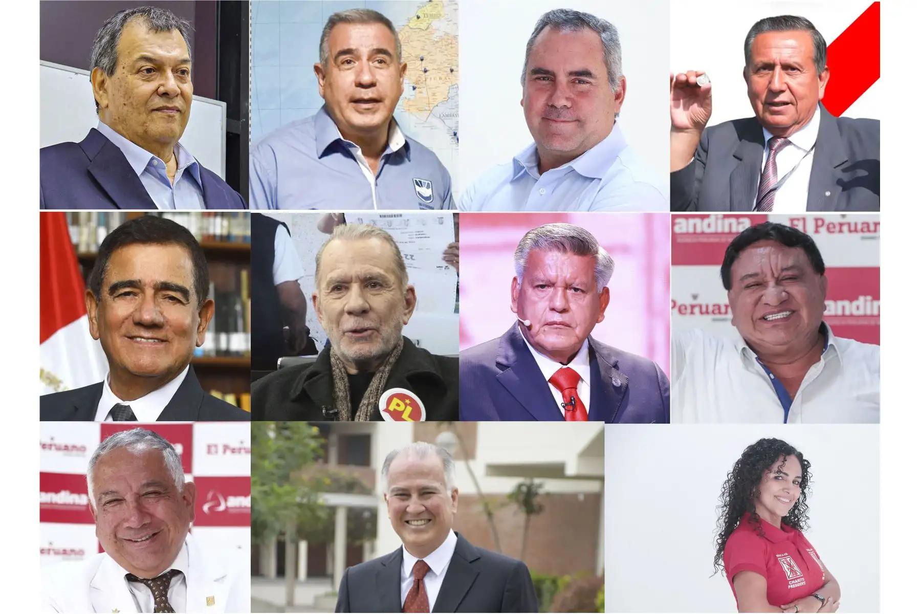 candidato presidenciales q debaten el 1 de abril. Foto: Ilustración:
