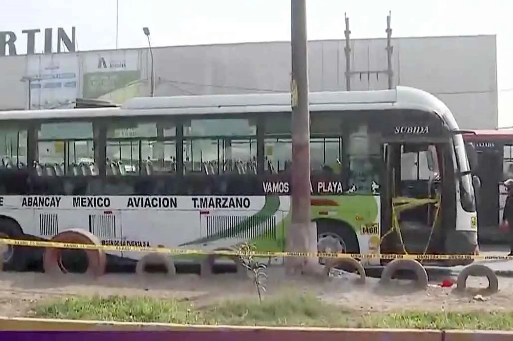 Reportan ataque a bus de transporte público en Puente Piedra
