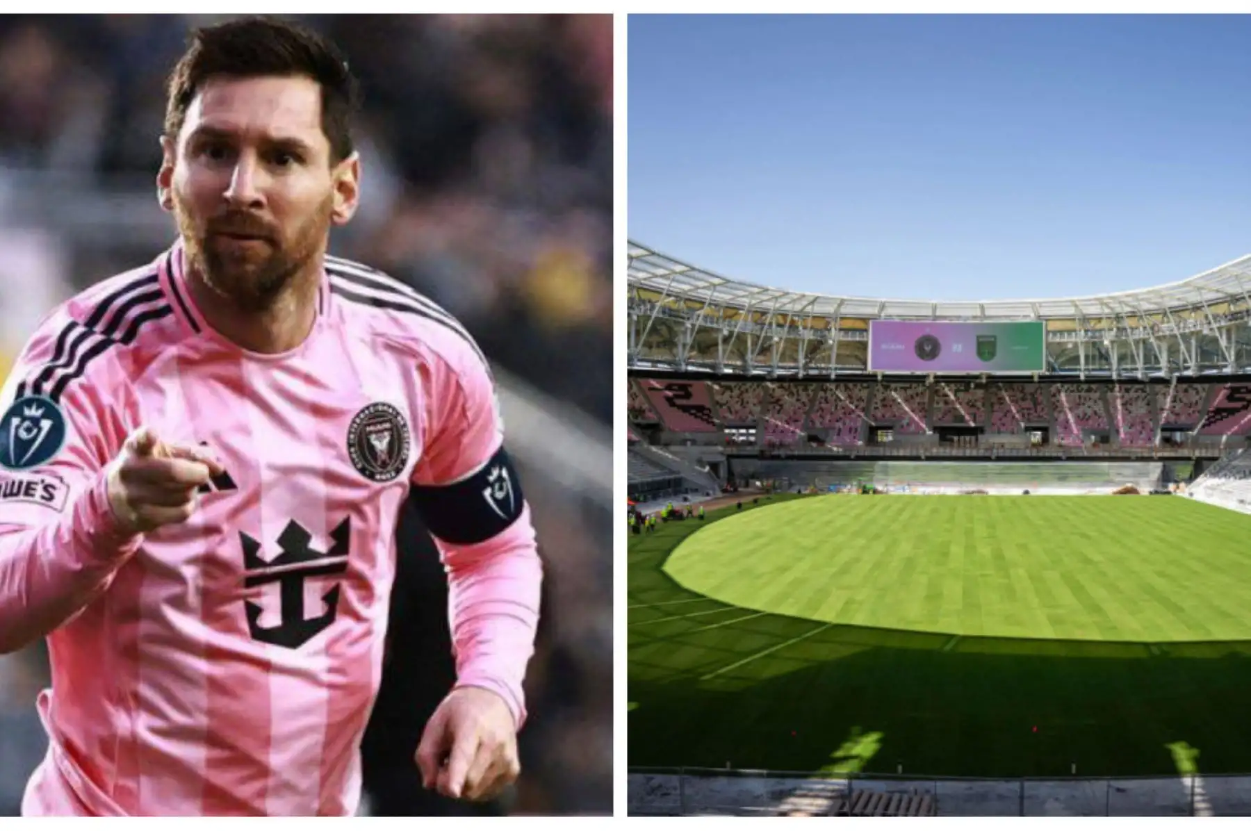 Leo Messi tendrá tribuna de honor: El Inter Miami estrena el sábado su nuevo estadio