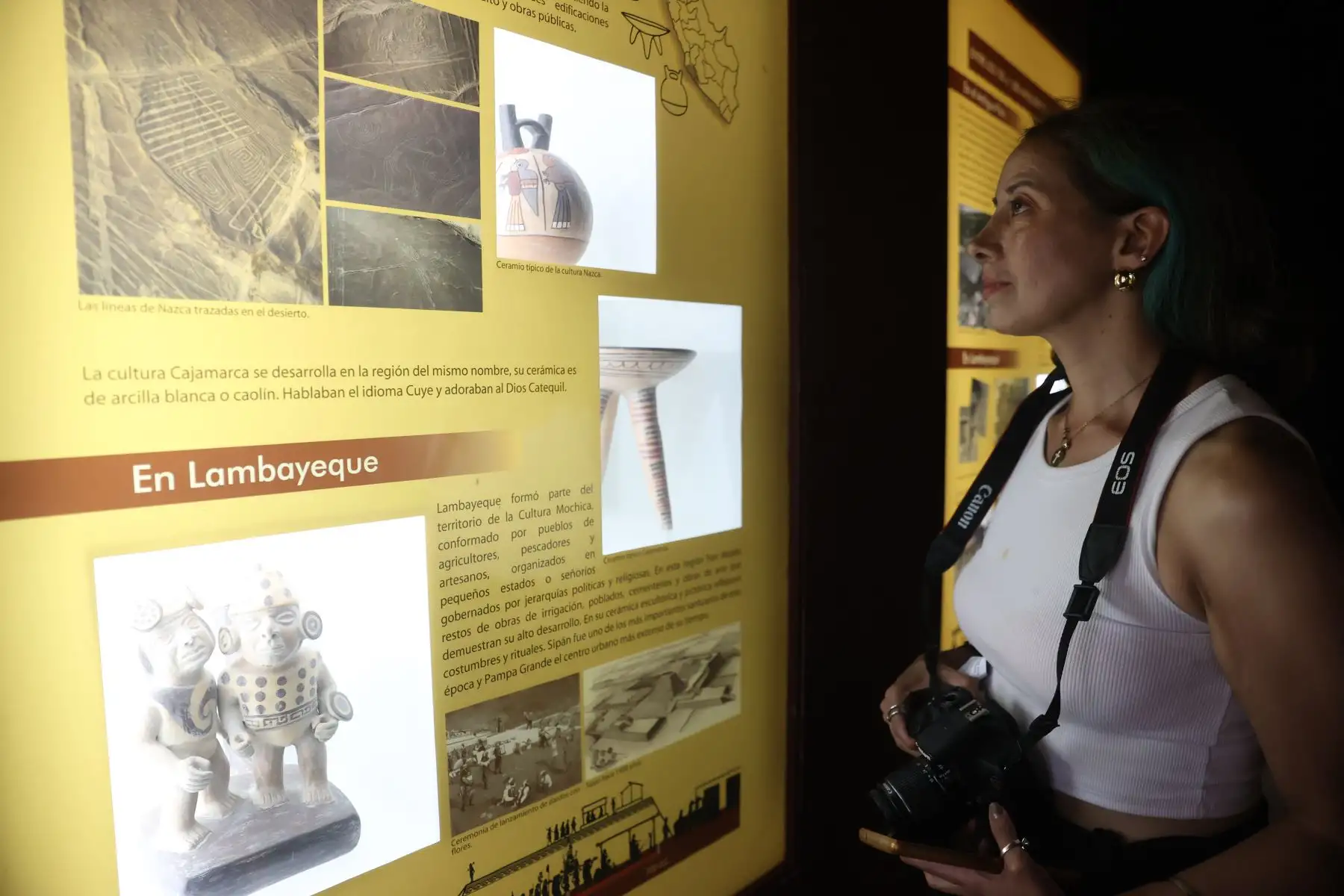 Así mismo cuenta con información de las culturas Lambayeque y Chimú.[. Foto: ANDINA/Melina Mejía